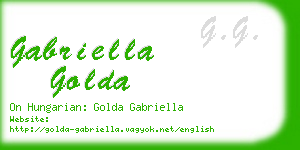 gabriella golda business card